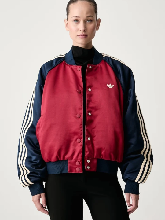 Zdjęcie produktu adidas Originals bomberka damska Satin SST Bomber czerwony