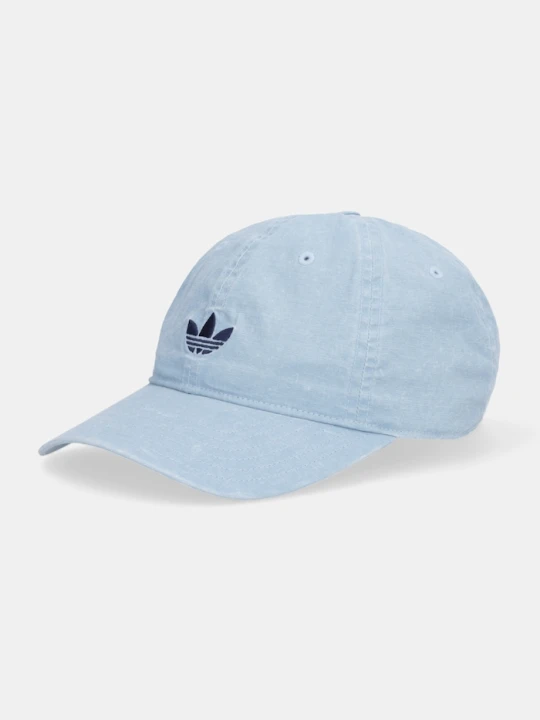 Zdjęcie produktu adidas Originals czapka z daszkiem bawełniana niebieski