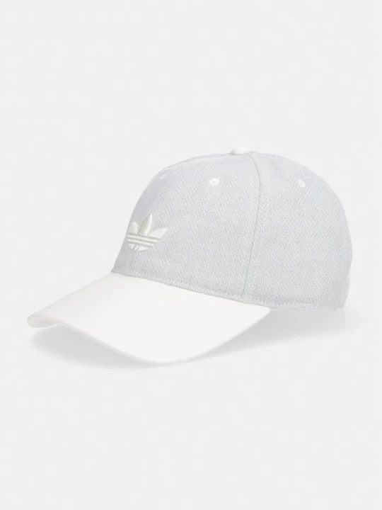 Zdjęcie produktu adidas Originals czapka z daszkiem damska z dodatkiem wełny niebieski