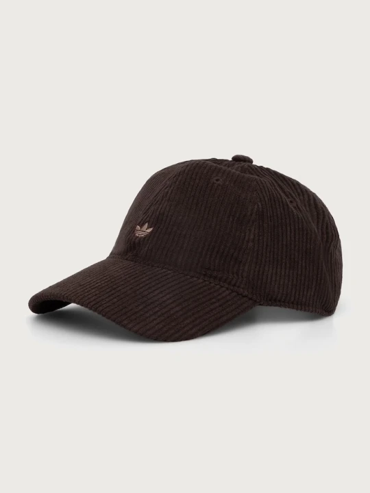 Zdjęcie produktu adidas Originals czapka z daszkiem sztruksowa Corduroy Baseball Cap brązowy