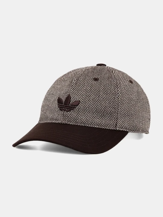Zdjęcie produktu adidas Originals czapka z daszkiem z dodatkiem wełny brązowy