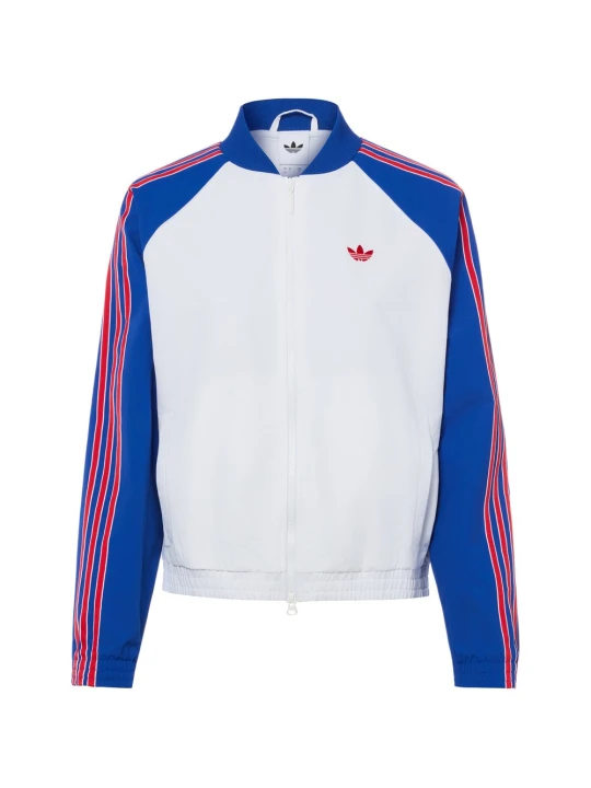 Zdjęcie produktu adidas Originals kurtka treningowa Kobiety Sztuczne włókno biały|niebieski