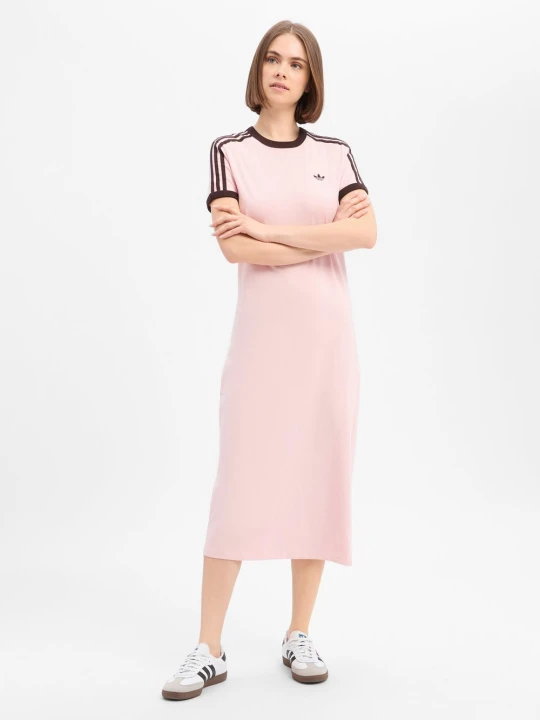 Zdjęcie produktu adidas Originals sukienka z dżerseju Kobiety Bawełna różowy