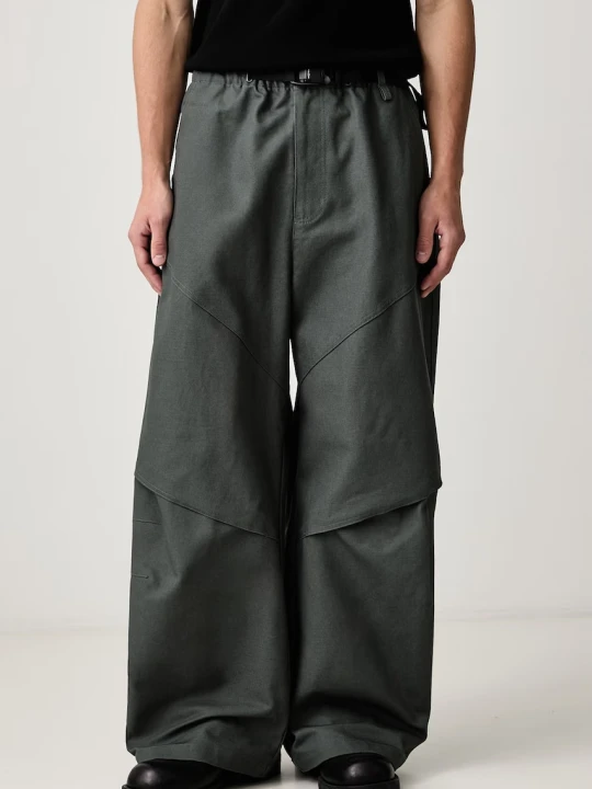 Zdjęcie produktu adidas Originals Equipment Canvas spodnie wide leg bawełniane męskie