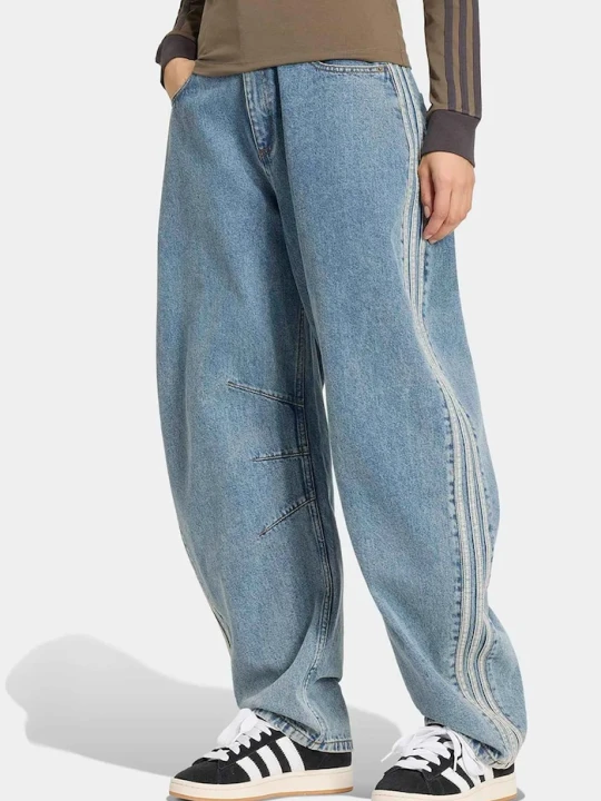Zdjęcie produktu adidas Originals jeansy barrel damskie Barrel niebieski