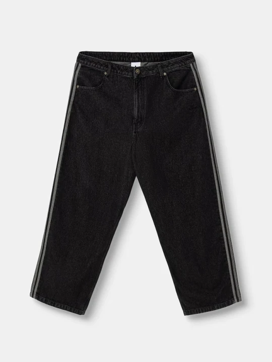 Zdjęcie produktu adidas Originals jeansy straight męskie Mid-rise Straight czarny