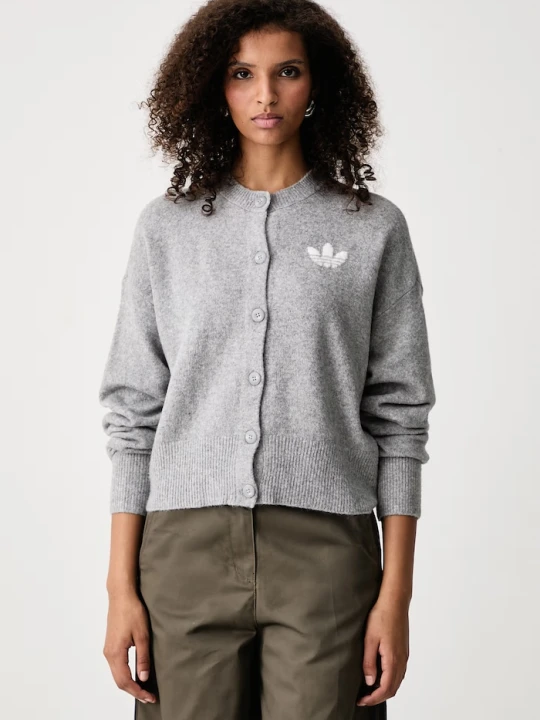 Zdjęcie produktu adidas Originals kardigan damski Essentials Knit szary