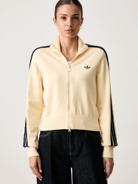 Zdjęcie produktu adidas Originals Knitted Firebird sweter rozpinany z wiskozą damski