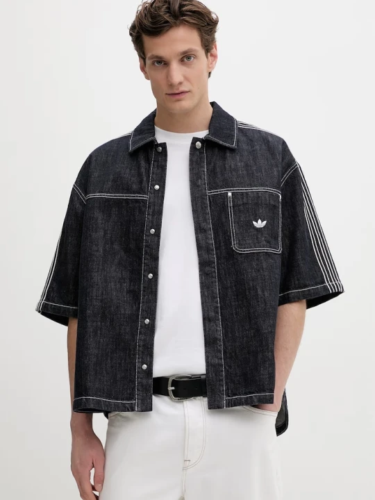 Zdjęcie produktu adidas Originals koszula jeansowa granatowy