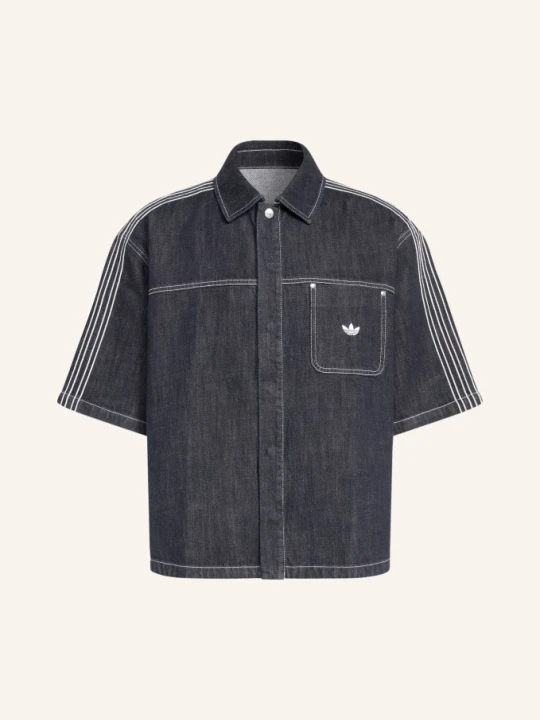 Zdjęcie produktu Adidas Originals Koszula Jeansowa Originals Denim Short Sleeve Work Loose Fit blau GRANATOWY