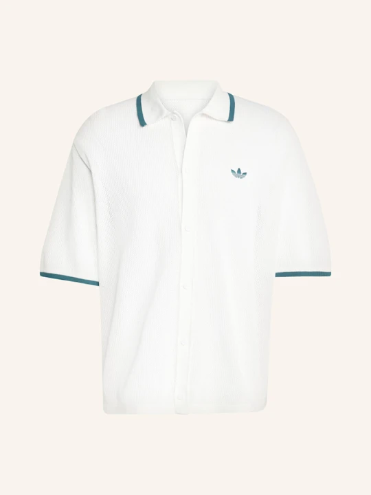 Zdjęcie produktu Adidas Originals Koszula Z Dzianiny Adidas Originals Button Down Loose Fit weiss biały
