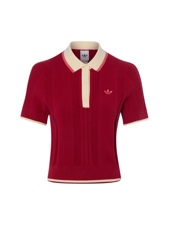 Zdjęcie produktu adidas Originals koszulka polo Kobiety czerwony | wyrazisty róż