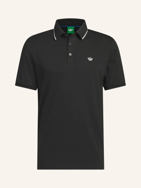 Zdjęcie produktu Adidas Originals Koszulka Polo Piqué Originals Twistknit Trefoil, Krój Regular Fit schwarz