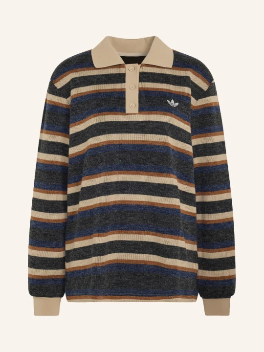 Zdjęcie produktu Adidas Originals Koszulka Polo Z Dzianiny Striped braun