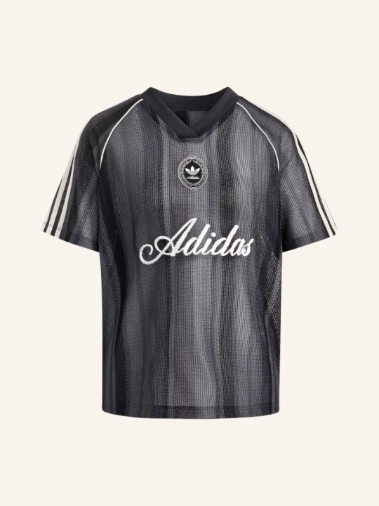 Zdjęcie produktu Adidas Originals Koszulka Z Dzianiny Adidas Originals Summer Glow Knitted Oversized Jersey schwarz czarny