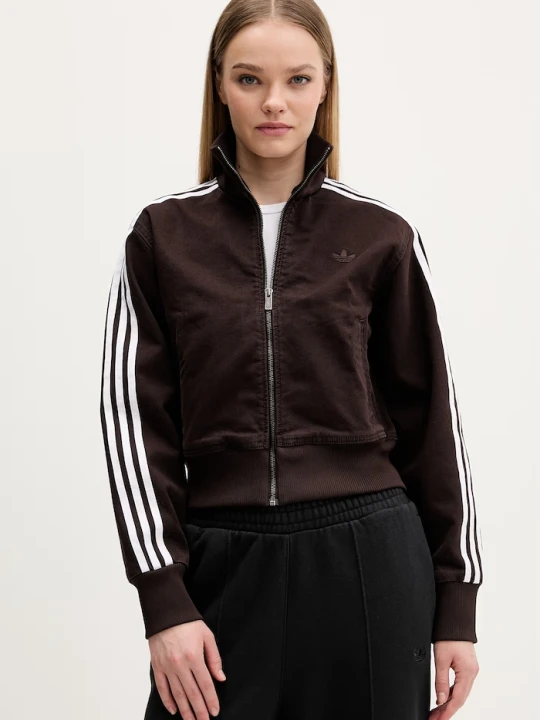 Zdjęcie produktu adidas Originals kurtka bawełniana Firebird brązowy