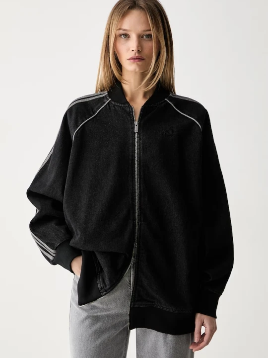 Zdjęcie produktu adidas Originals kurtka damska jeansowa czarny