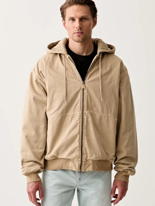 Zdjęcie produktu adidas Originals kurtka przejściowa męska bawełniana Equipment Jacket beżowy