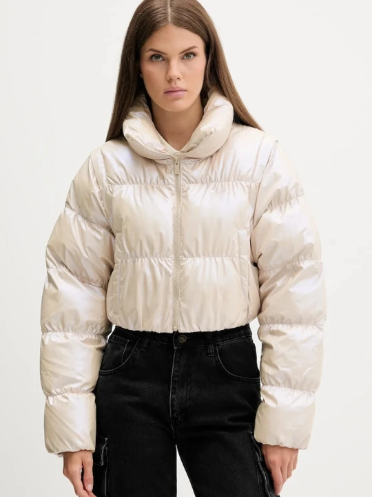 Zdjęcie produktu adidas Originals kurtka Ess Glossy beżowy
