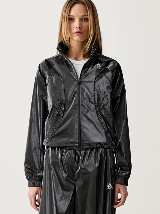Zdjęcie produktu adidas Originals krótka kurtka damska F50 TRACKTOP srebrny