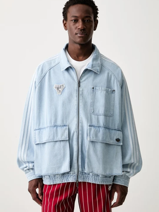 Zdjęcie produktu adidas Originals kurtka jeansowa bawełniana męska