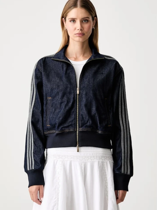 Zdjęcie produktu adidas Originals kurtka jeansowa damska jeansowa Firebird niebieski