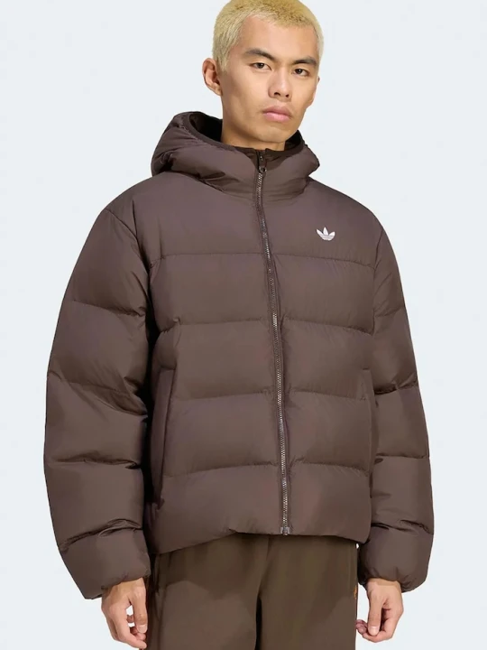 Zdjęcie produktu adidas Originals kurtka pikowana męska Hooded Regen brązowy