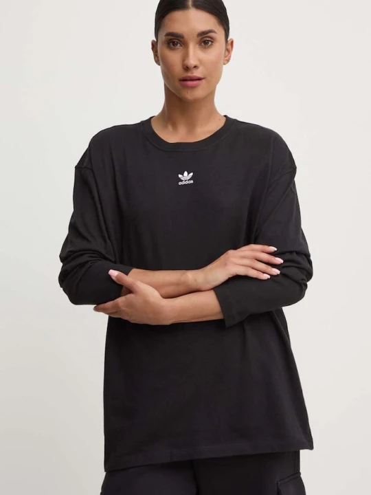 Zdjęcie produktu adidas Originals longsleeve bawełniany Essential czarny