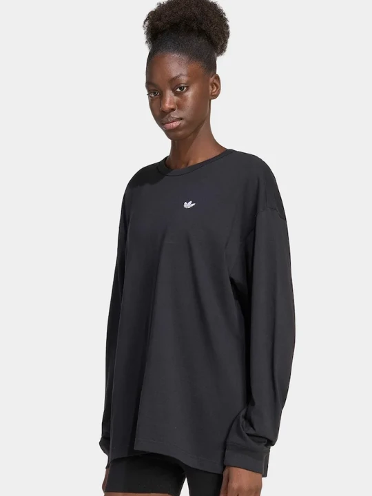 Zdjęcie produktu adidas Originals longsleeve damski bawełniany Essentials czarny