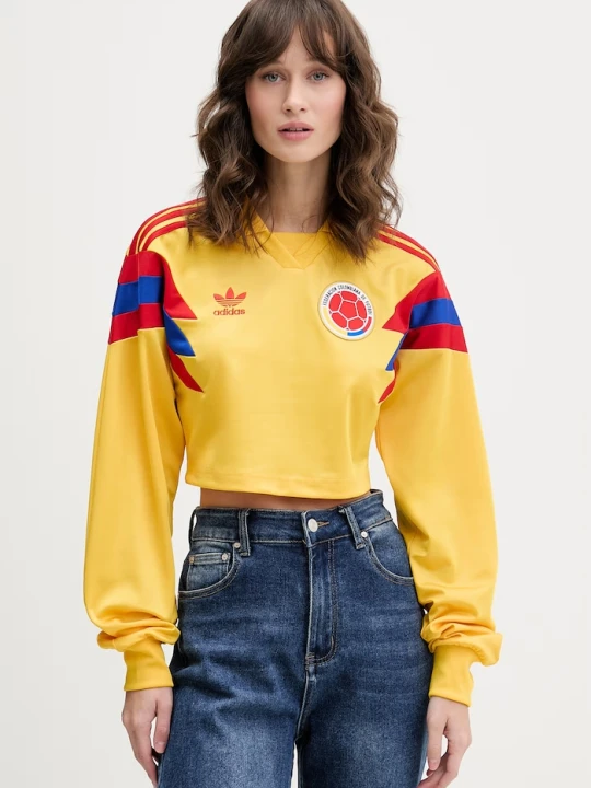Zdjęcie produktu adidas Originals longsleeve damski Colombia żółty
