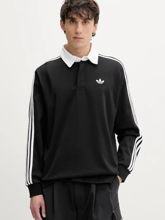Zdjęcie produktu adidas Originals longsleeve męski bawełniany czarny