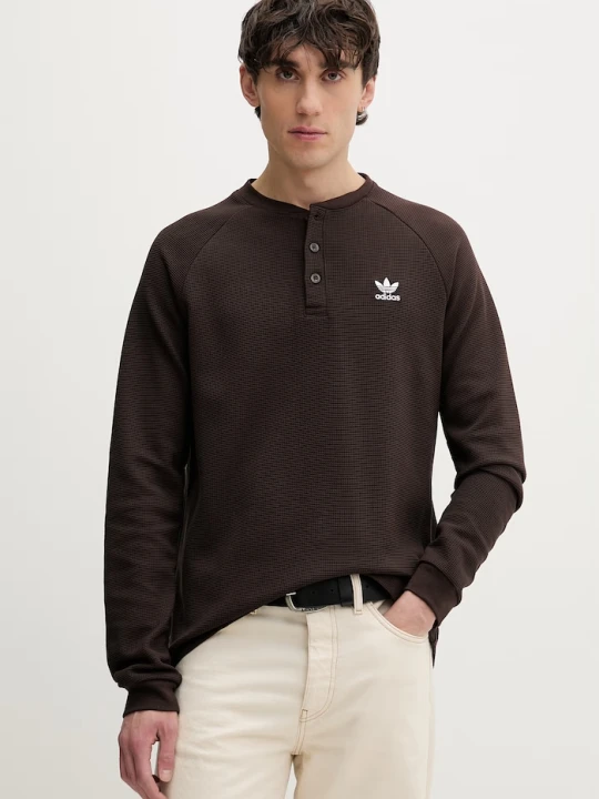 Zdjęcie produktu adidas Originals longsleeve męskie brązowy