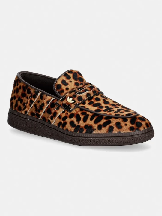 Zdjęcie produktu adidas Originals mokasyny damskie skórzane Handball Spezial Loafer brązowy