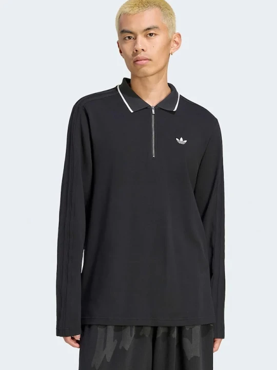 Zdjęcie produktu adidas Originals polo męskie z bawełną czarny