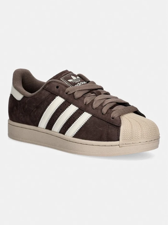 Zdjęcie produktu adidas Originals sneakersy nubukowe Superstar II brązowy