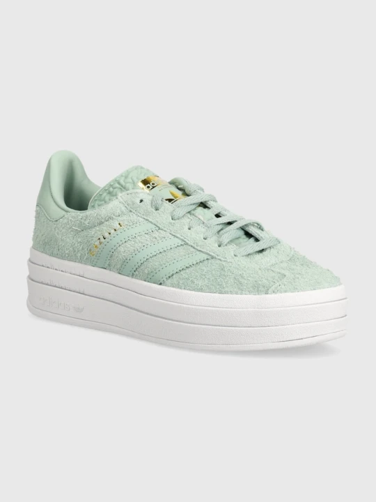 Zdjęcie produktu adidas Originals sneakersy skórzane Gazelle Bold turkusowy