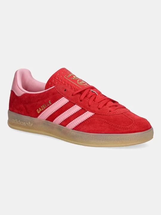 Zdjęcie produktu adidas Originals sneakersy skórzane Gazelle Indoor czerwony