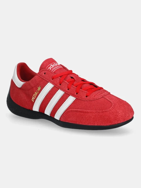 Zdjęcie produktu adidas Originals sneakersy skórzane Handball Spezial Lo Pro W czerwony