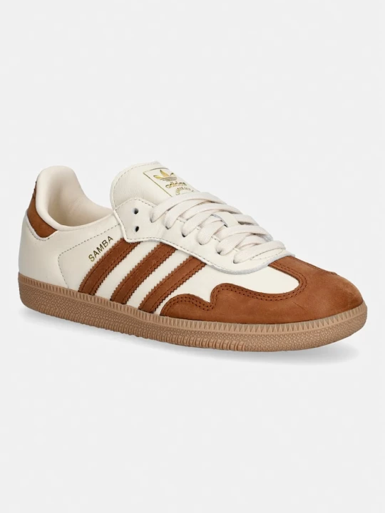 Zdjęcie produktu adidas Originals sneakersy skórzane Samba Og beżowy