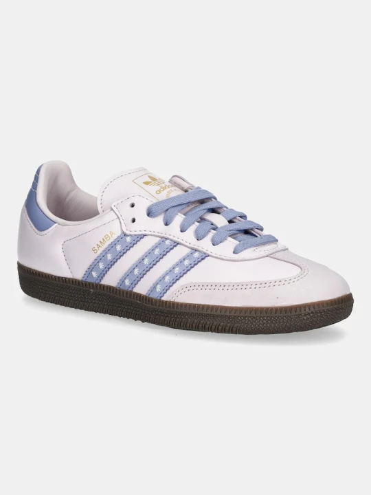 Zdjęcie produktu adidas Originals sneakersy skórzane Samba OG fioletowy