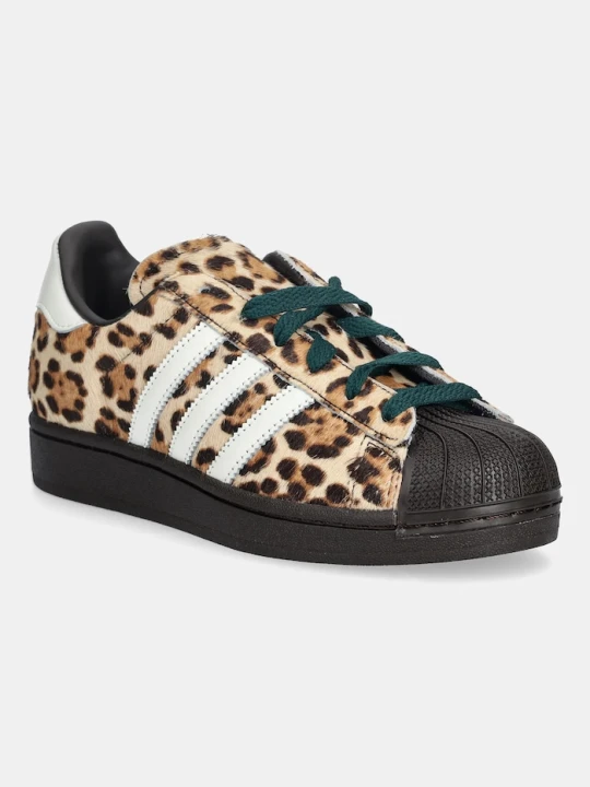Zdjęcie produktu adidas Originals sneakersy skórzane Superstar II brązowy