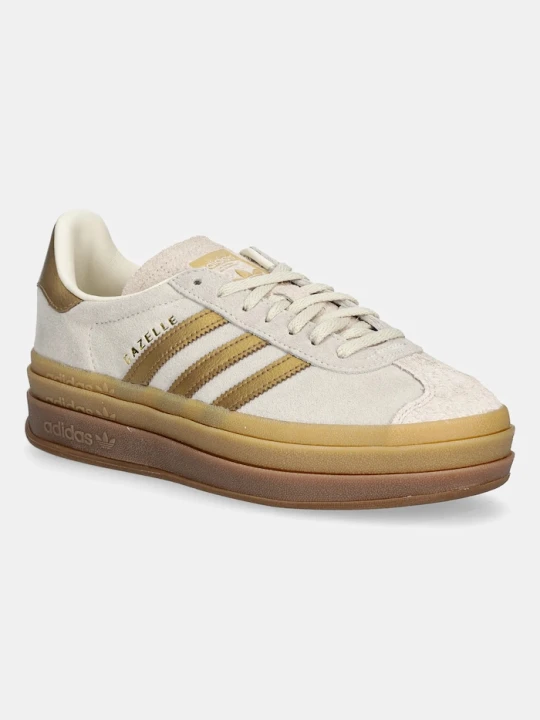 Zdjęcie produktu adidas Originals sneakersy zamszowe Gazelle Bold beżowy