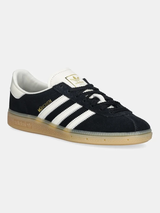 Zdjęcie produktu adidas Originals sneakersy zamszowe Muenchen W czarny