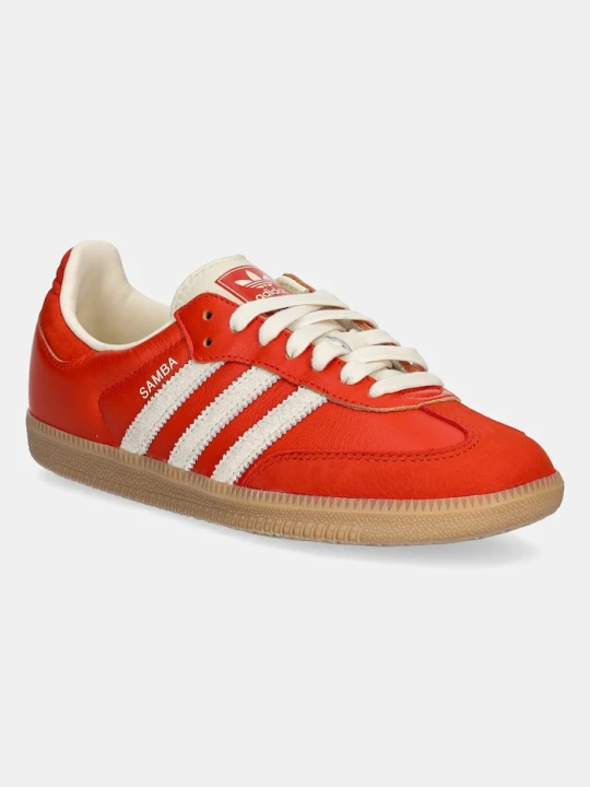 Zdjęcie produktu adidas Originals sneakersy zamszowe Samba OG pomarańczowy