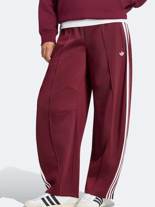 Zdjęcie produktu adidas Originals spodnie damskie Firebird Barrel bordowy
