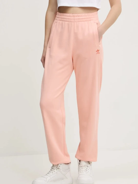 Zdjęcie produktu adidas Originals spodnie dresowe bawełniane Essential pomarańczowy