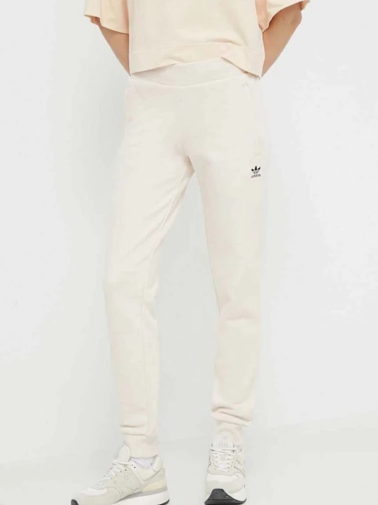 Zdjęcie produktu adidas Originals spodnie dresowe bawełniane beżowy