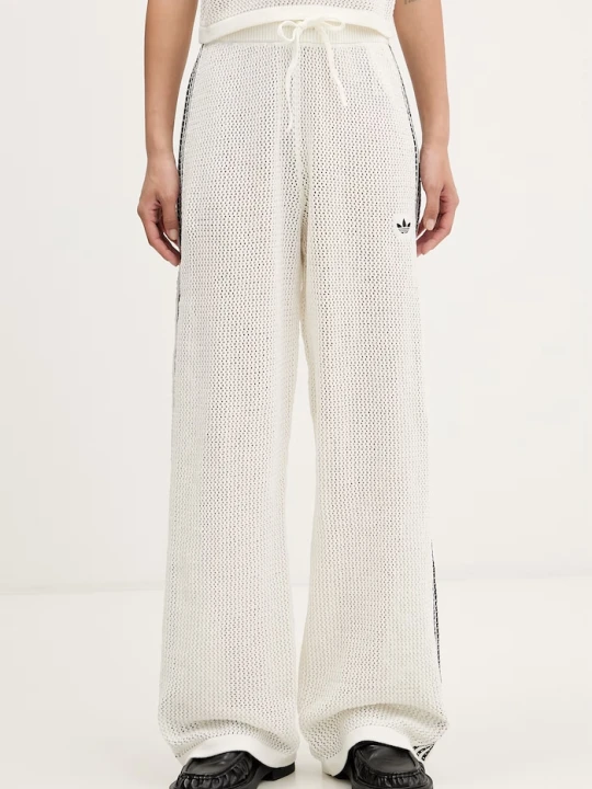 Zdjęcie produktu adidas Originals spodnie dresowe damskie Crochet beżowy