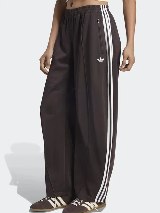 Zdjęcie produktu adidas Originals spodnie dresowe damskie Firebird Barrel brązowy