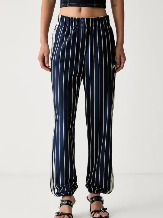 Zdjęcie produktu adidas Originals spodnie dresowe damskie Firebird granatowy